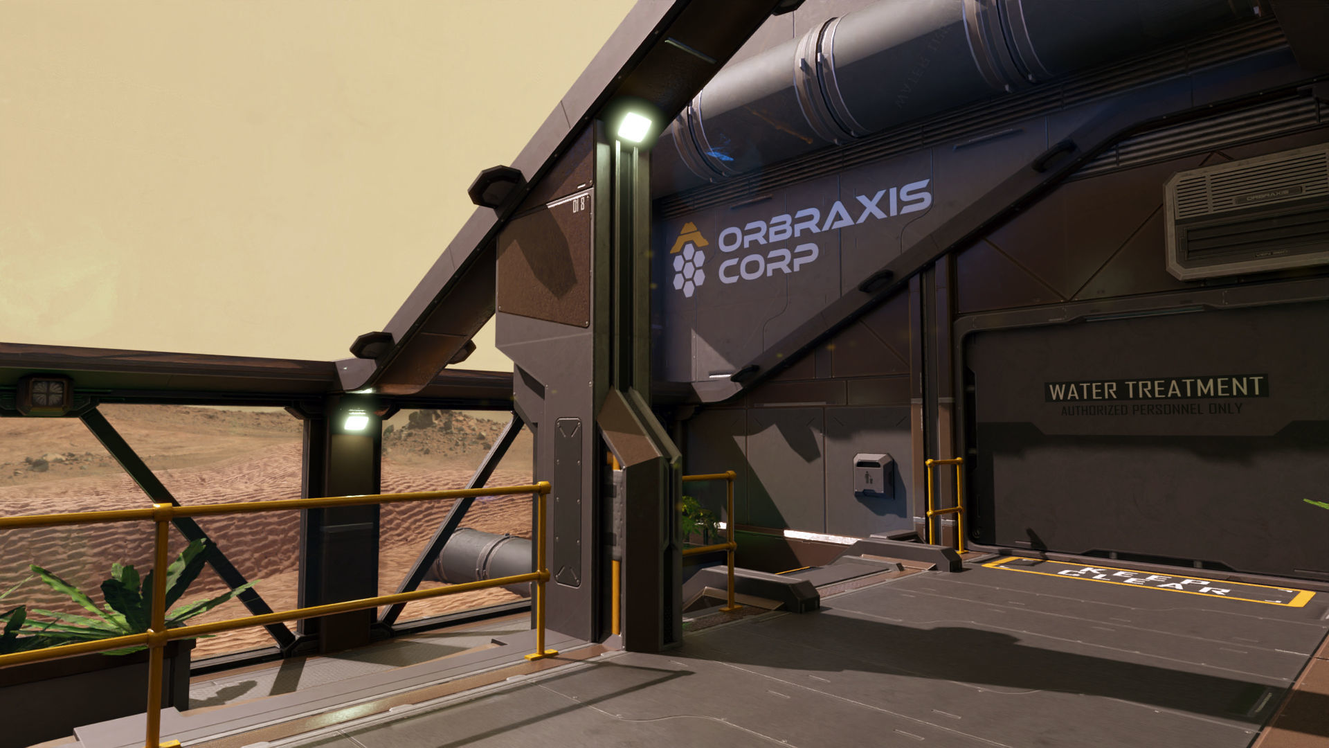 Sci Fi Space Station 2 Modular Kit Low-poly 3D model_3