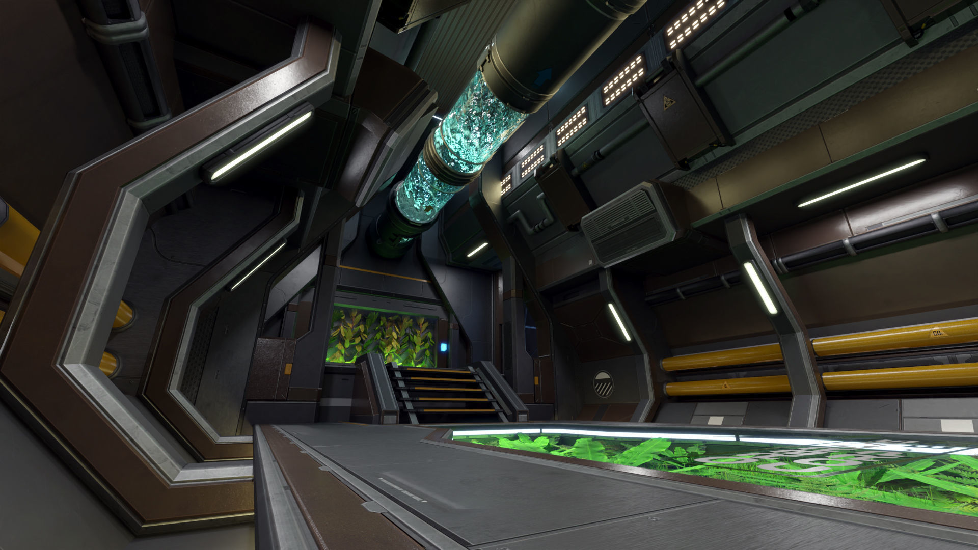 Sci Fi Space Station 2 Modular Kit Low-poly 3D model_7