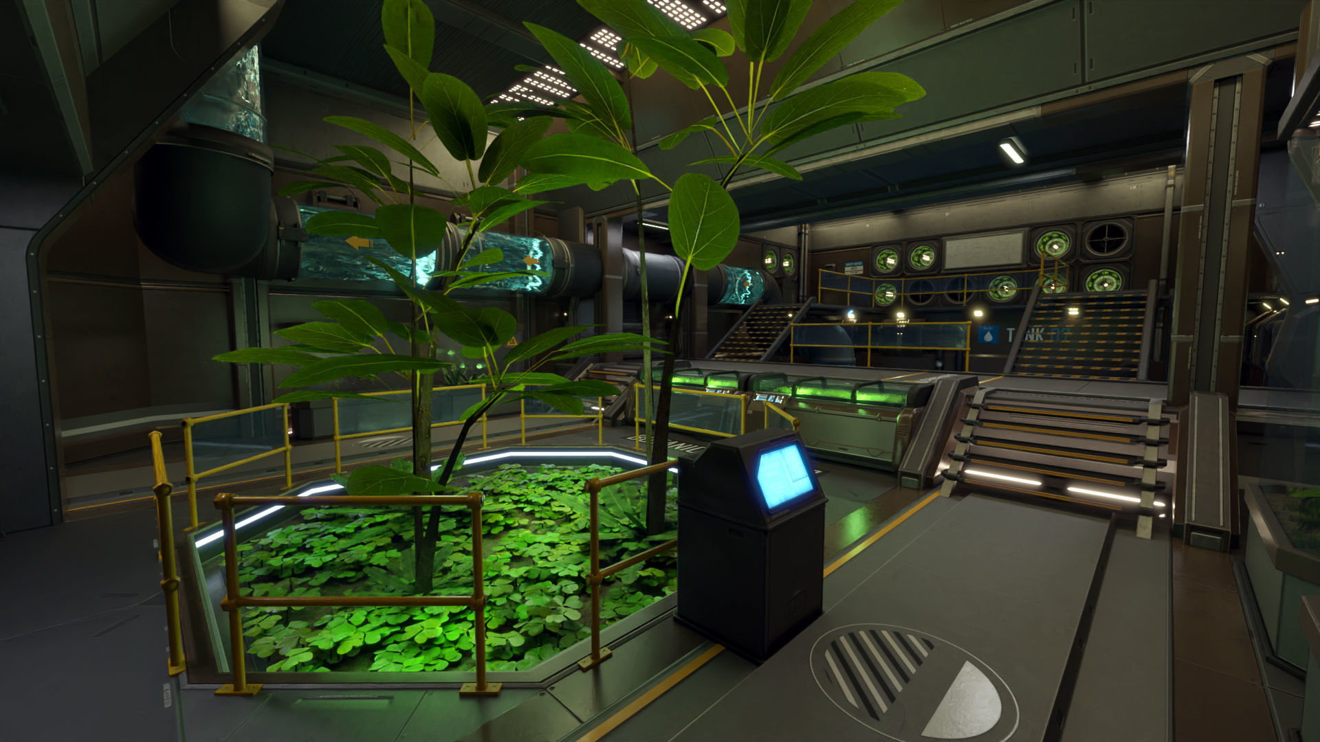 Sci Fi Space Station 2 Modular Kit Low-poly 3D model_28