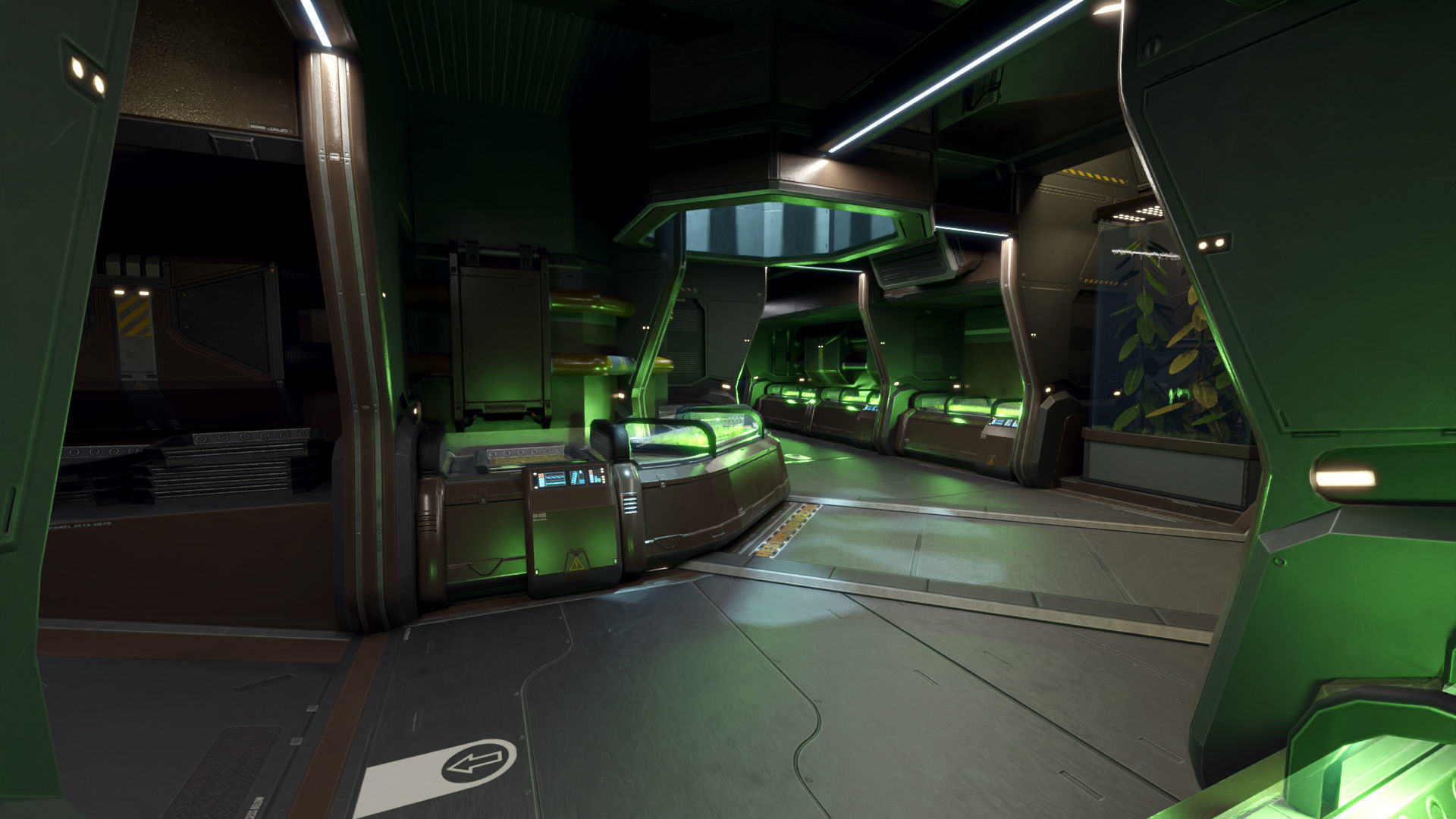 Sci Fi Space Station 2 Modular Kit Low-poly 3D model_13