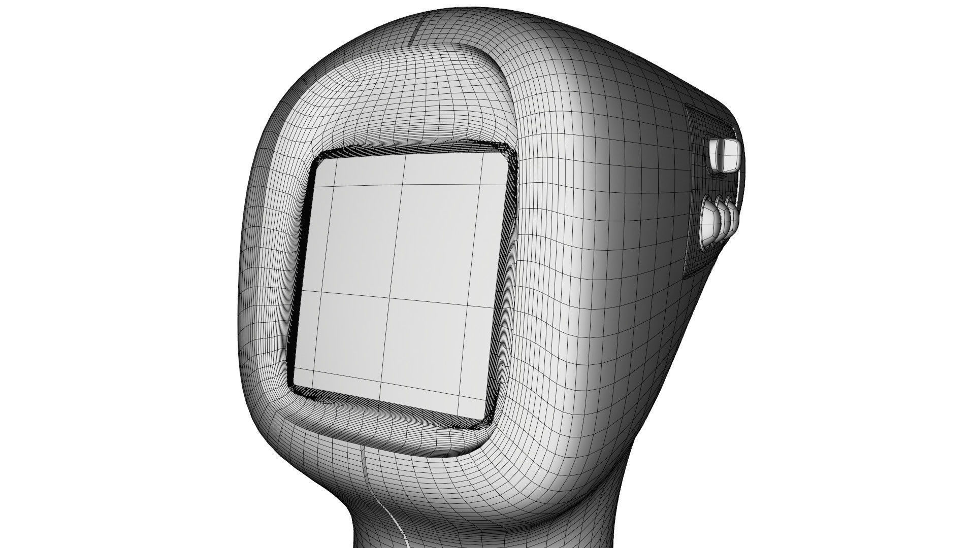Digital infrared thermometer 3D model_14