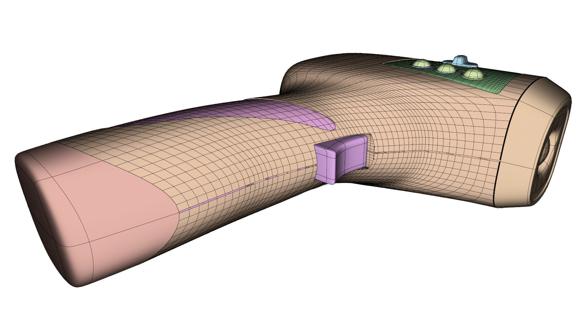 Digital infrared thermometer 3D model_18
