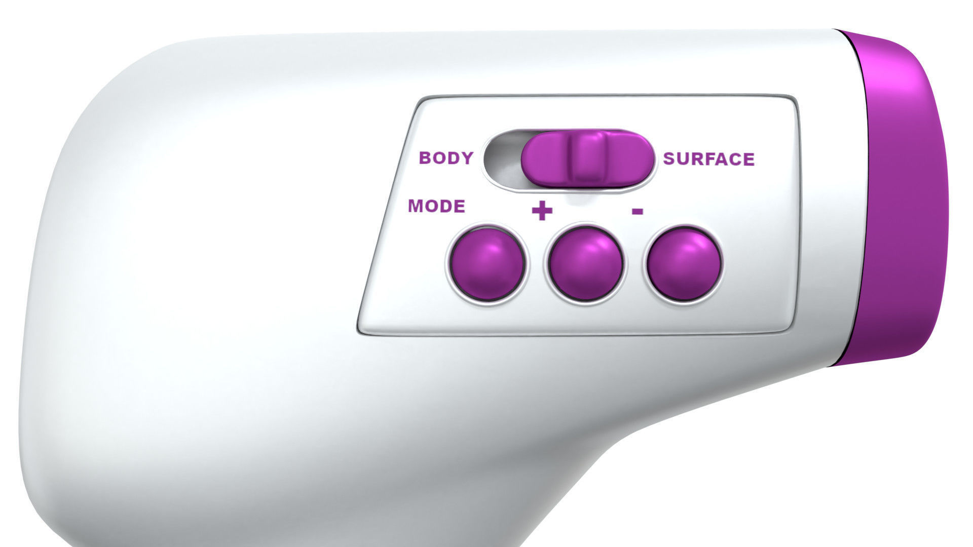 Digital infrared thermometer 3D model_7