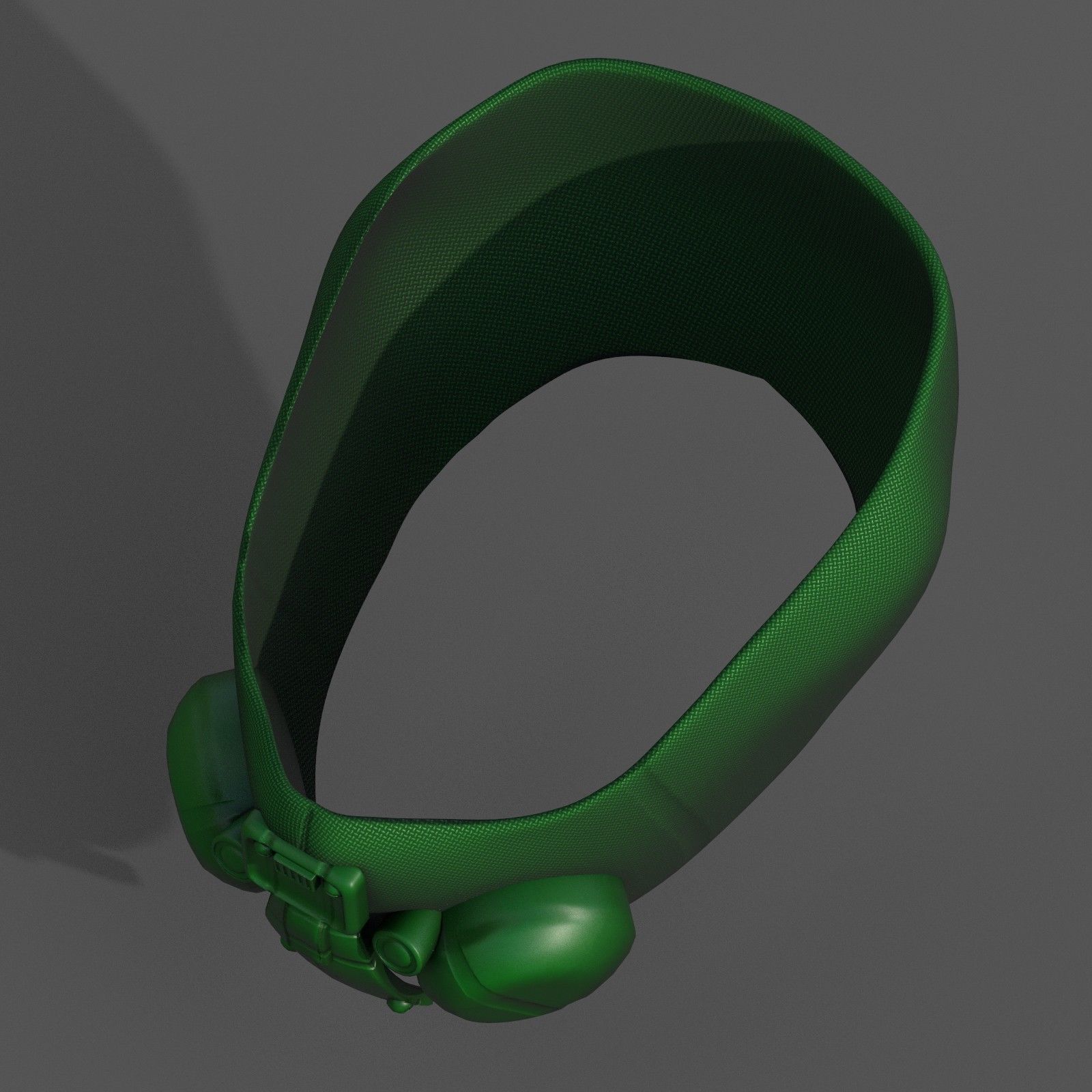 Gas mask respirator scifi futuristic 3d Artist Low-poly 3D model_5