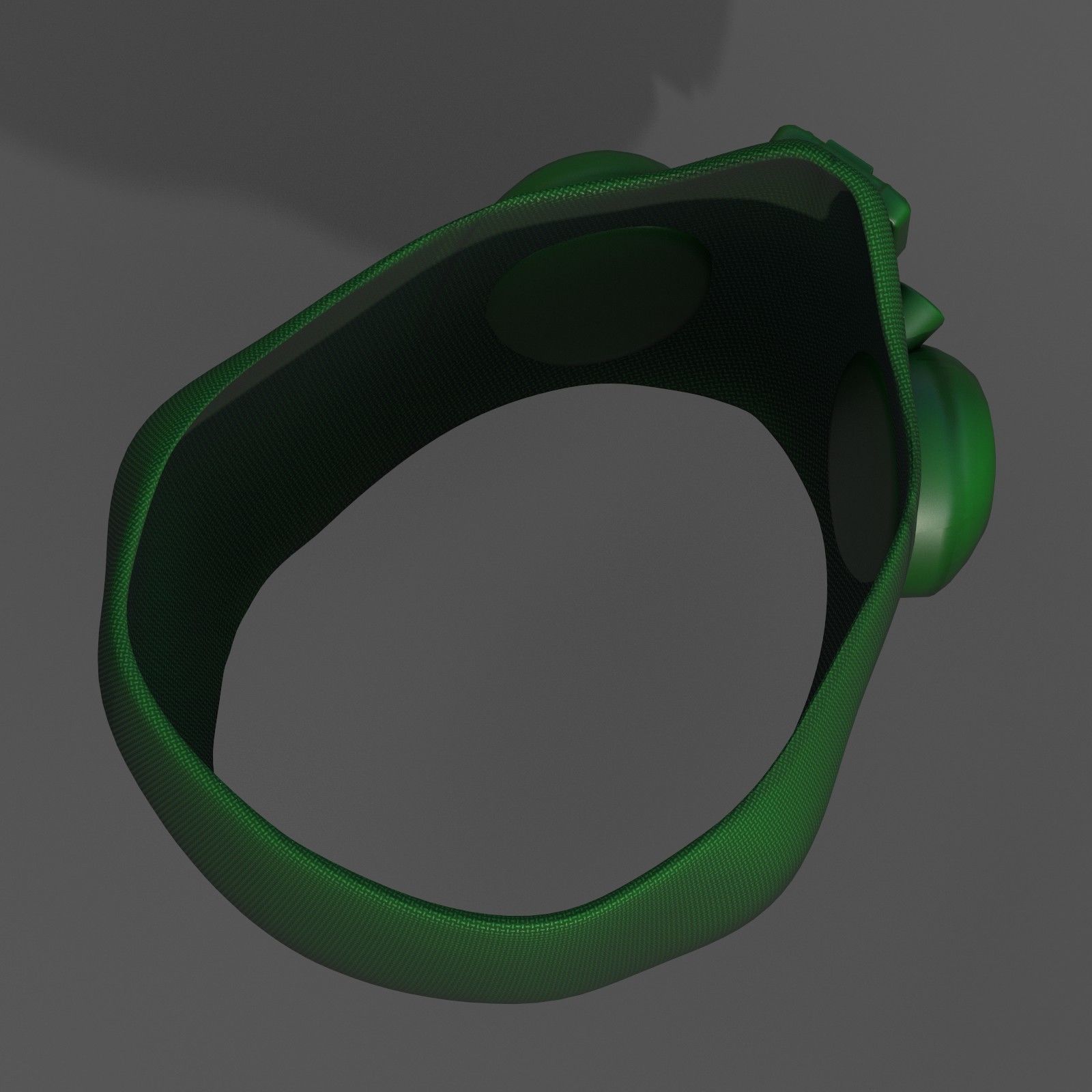 Gas mask respirator scifi futuristic 3d Artist Low-poly 3D model_3