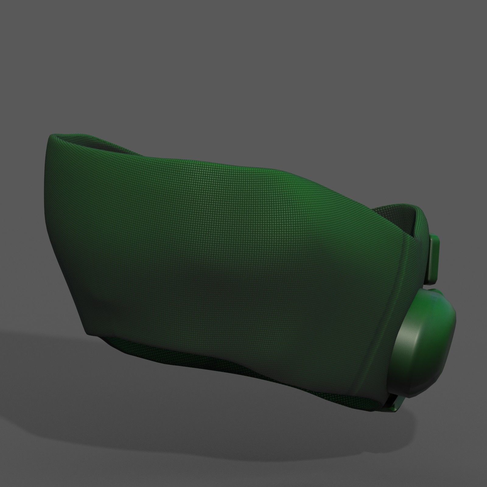 Gas mask respirator scifi futuristic 3d Artist Low-poly 3D model_1