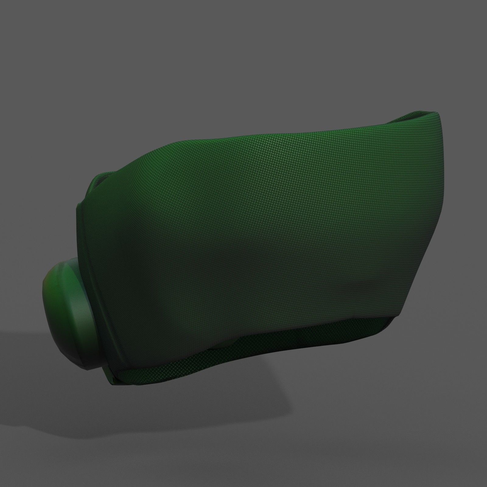 Gas mask respirator scifi futuristic 3d Artist Low-poly 3D model_2