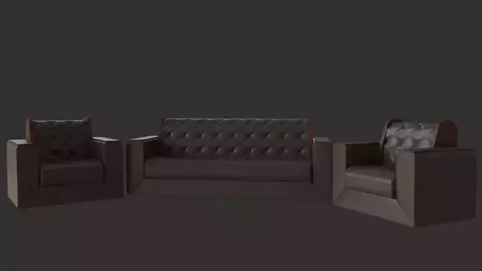 Leather Sofa 