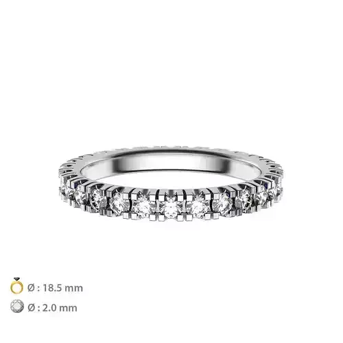 N106 Classic wedding ring