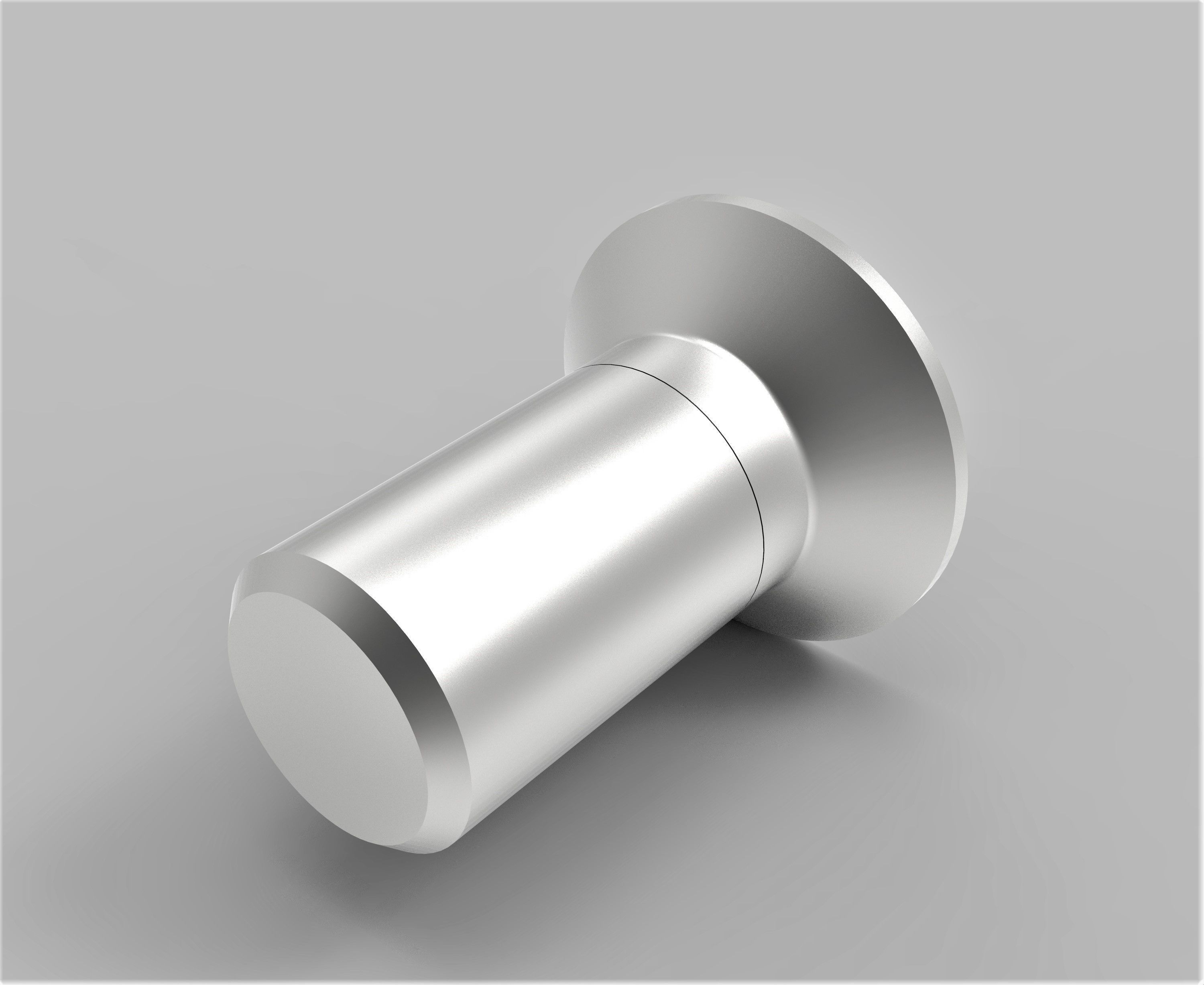 NAS1153-2 Screw used in aerospace industry 3D print model_3