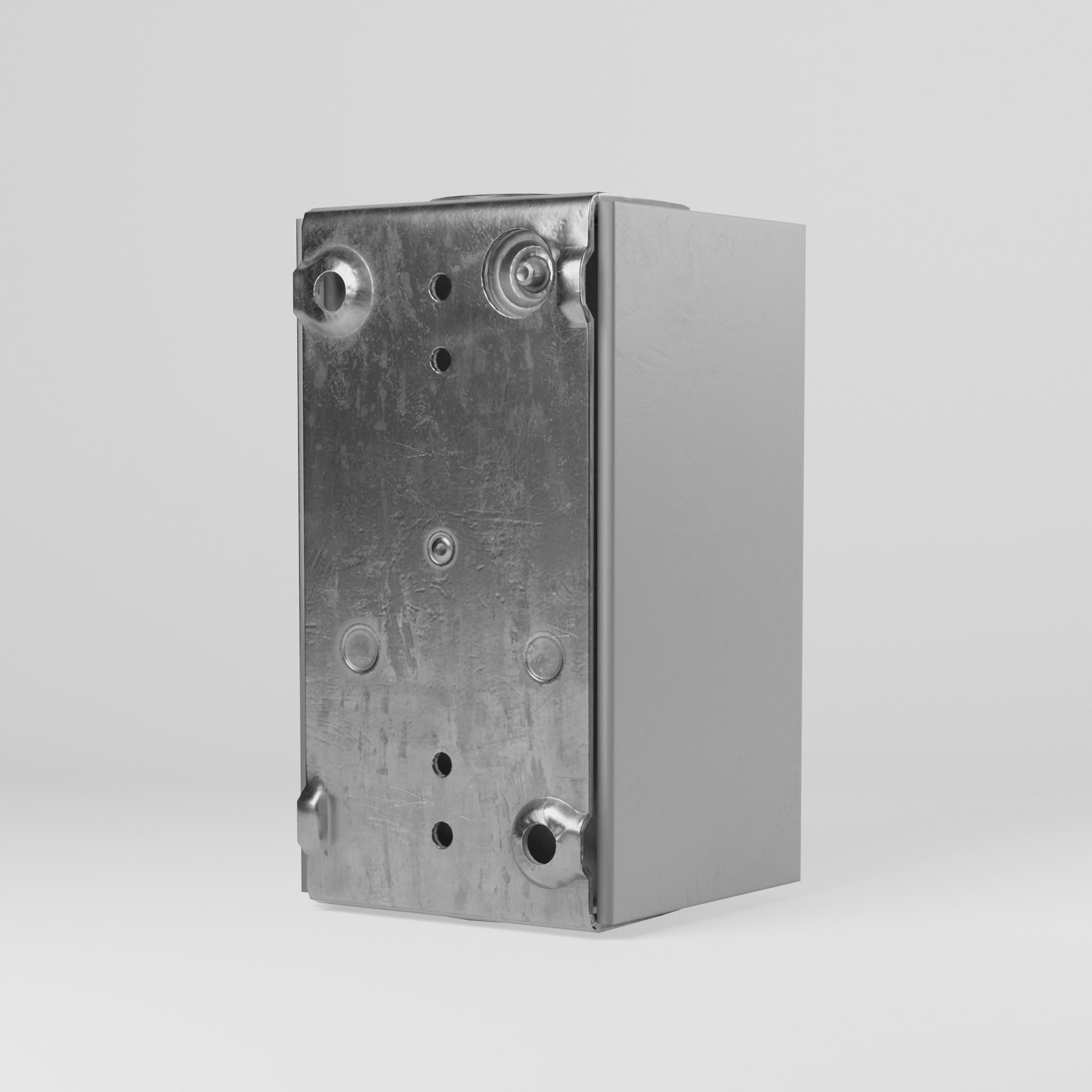 Control Station Switch Low-poly 3D model_10