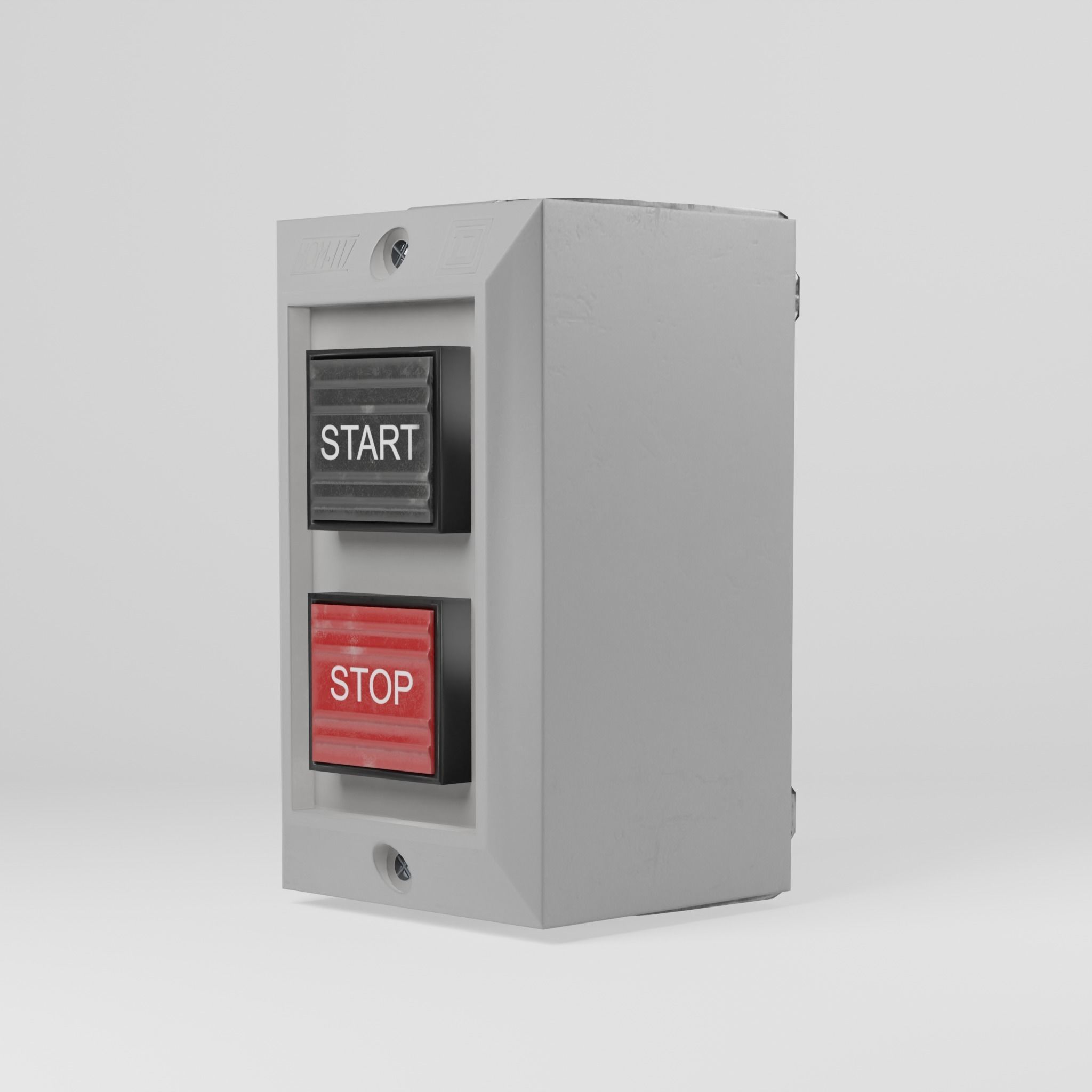 Control Station Switch Low-poly 3D model_1
