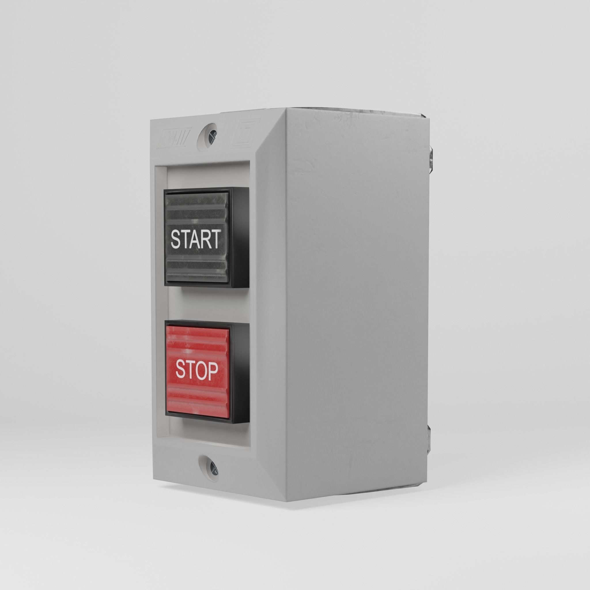 Control Station Switch Low-poly 3D model_15