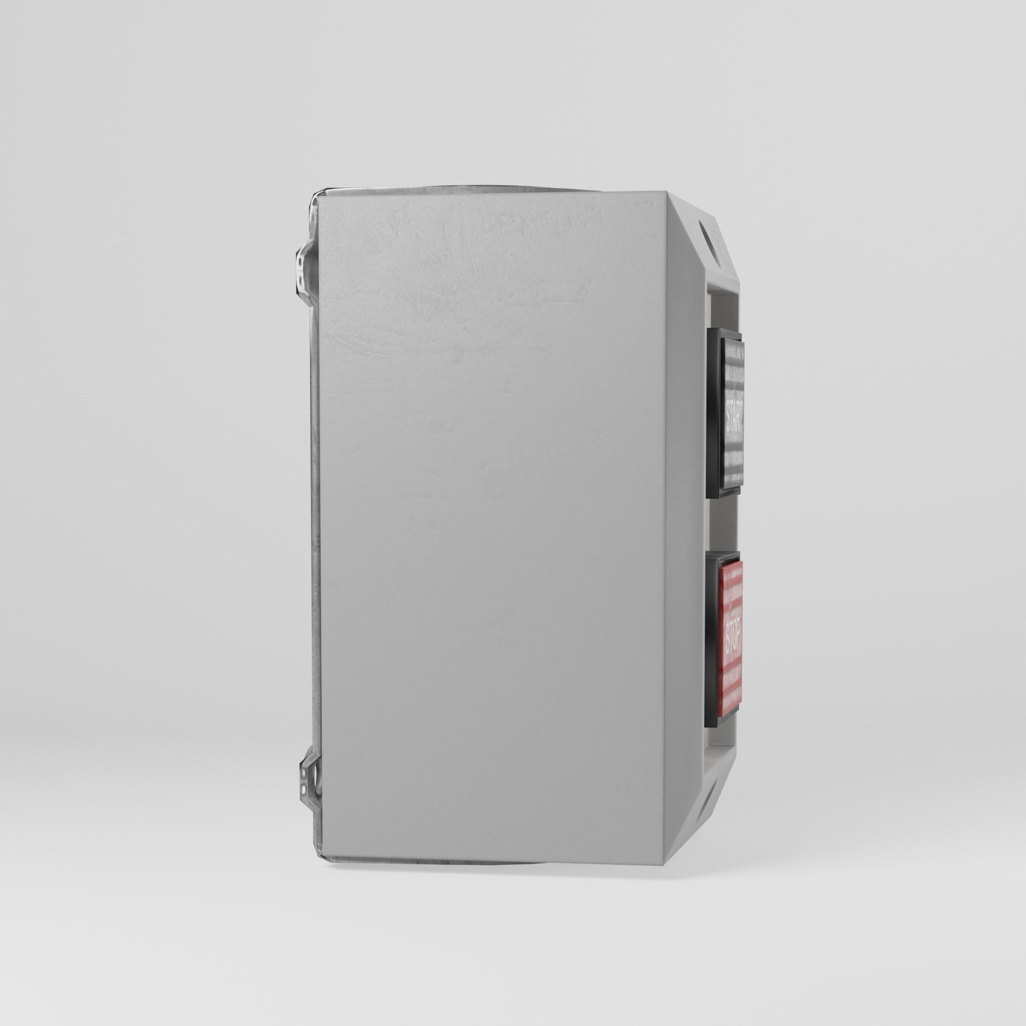 Control Station Switch Low-poly 3D model_8