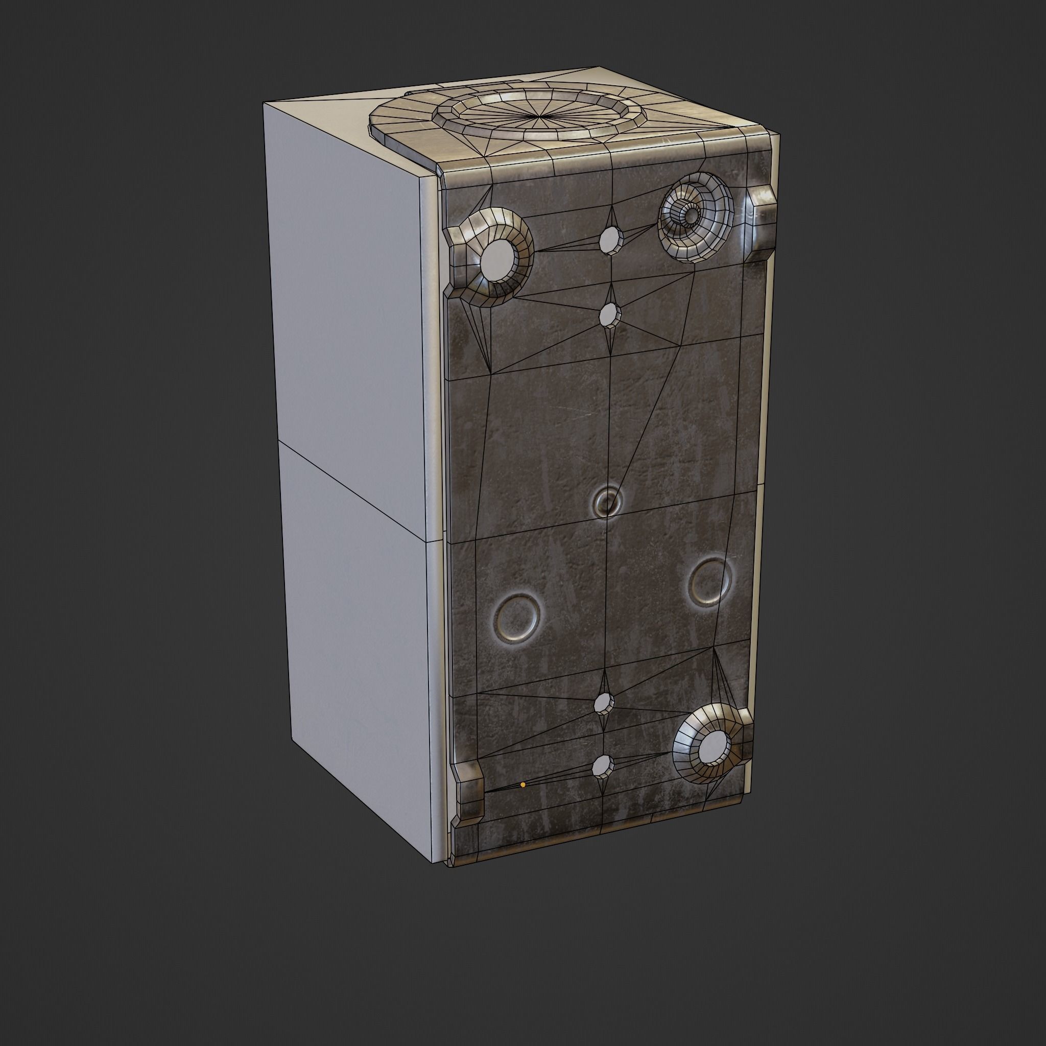 Control Station Switch Low-poly 3D model_17