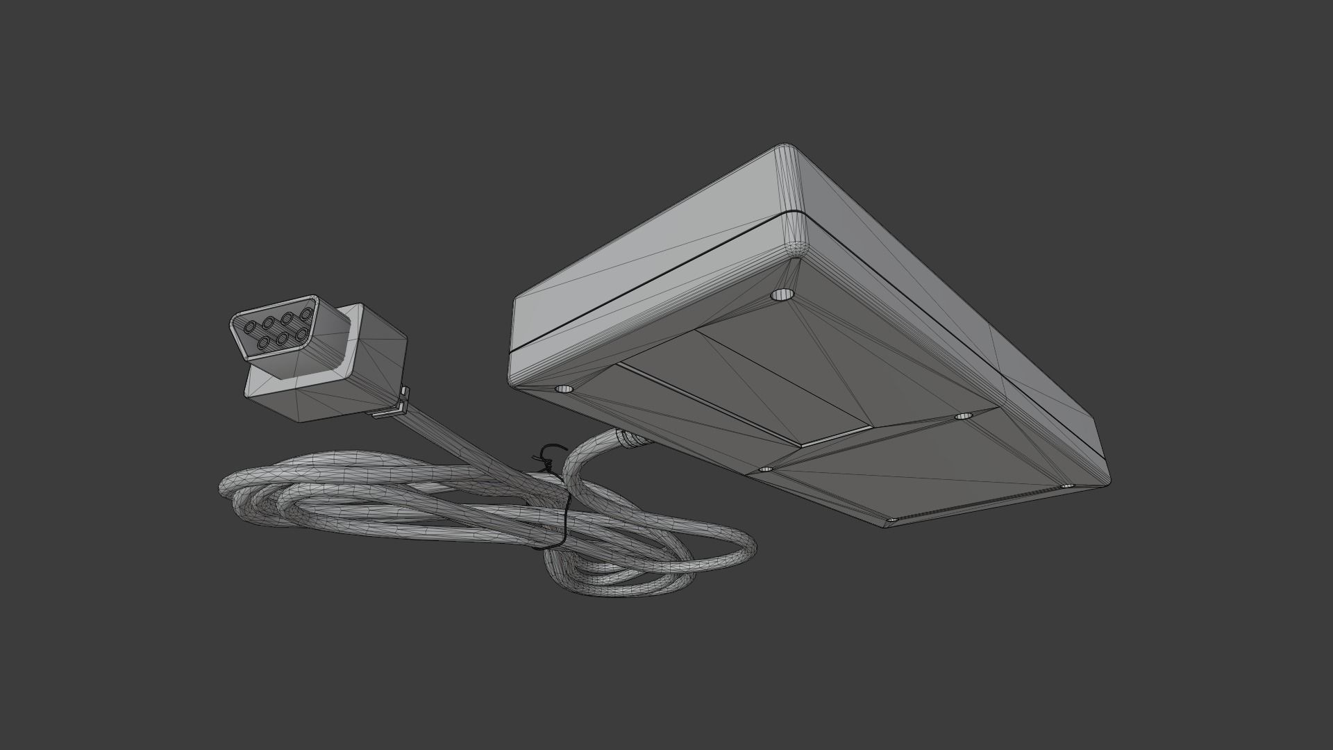 NES Controller 3D model_11