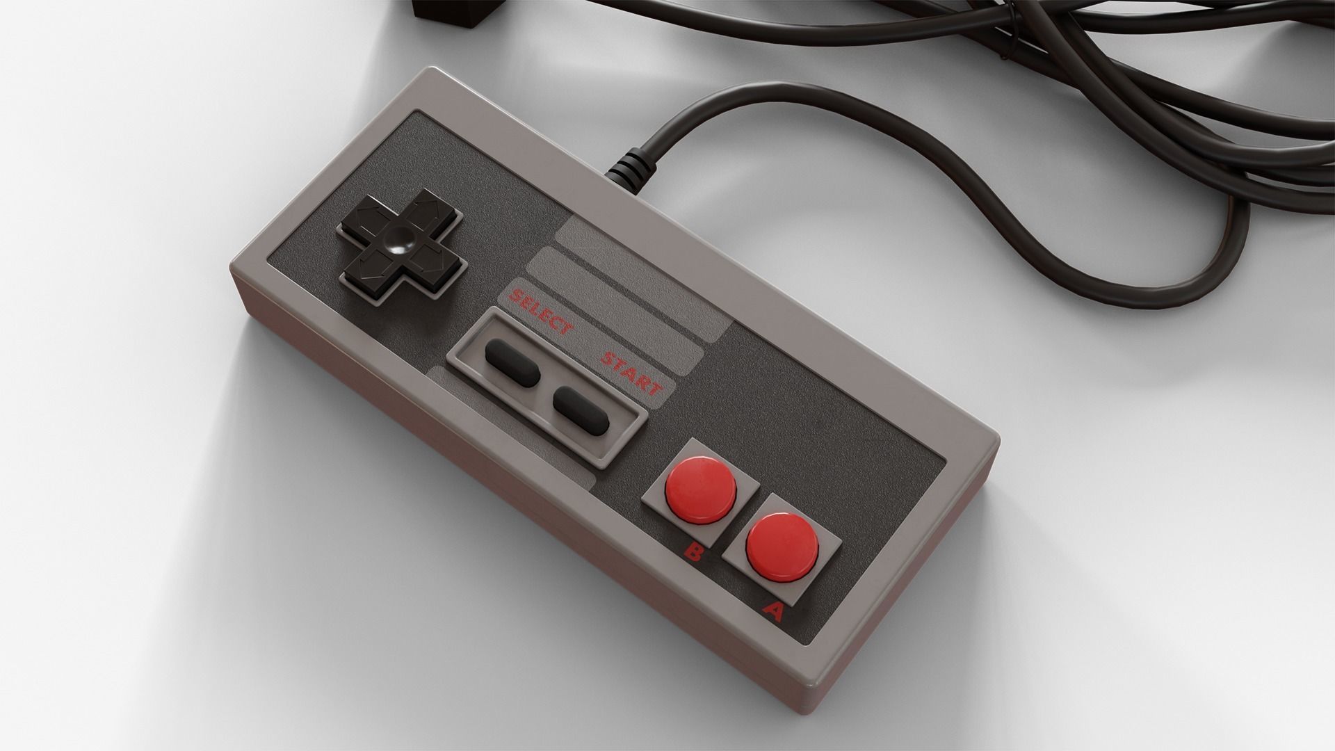 NES Controller 3D model_2