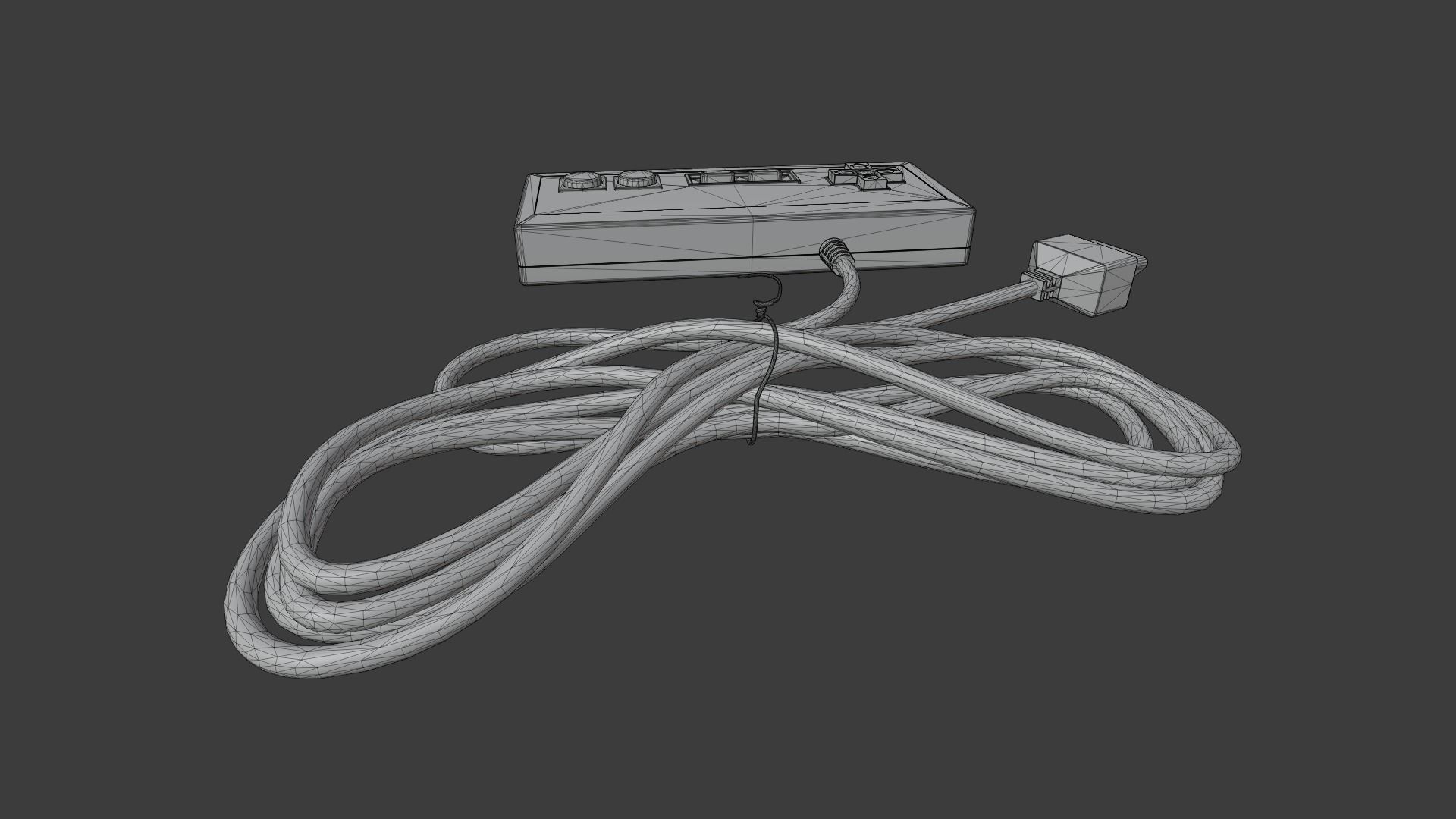 NES Controller 3D model_12