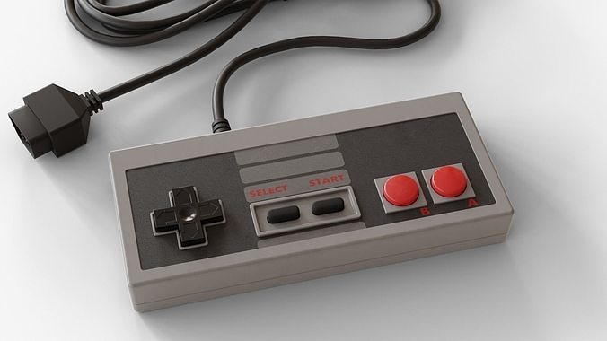 NES Controller 3D model