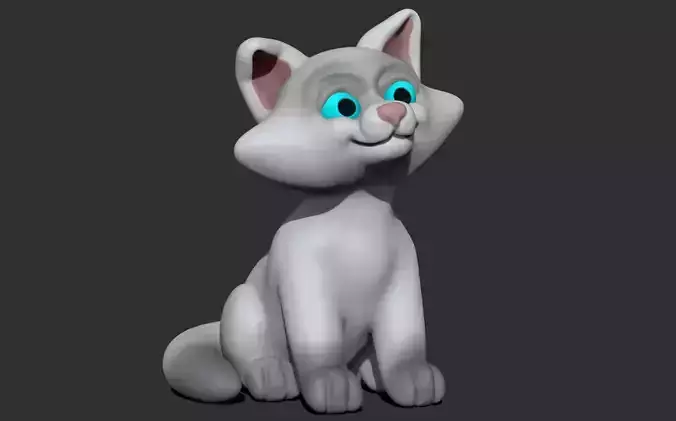 Cute Cat 3D print model