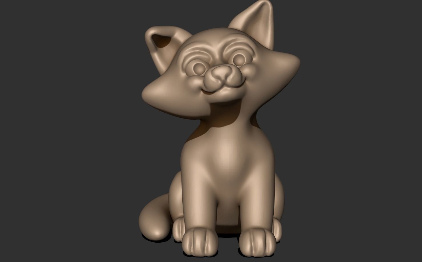 Cute Cat 3D print model_1