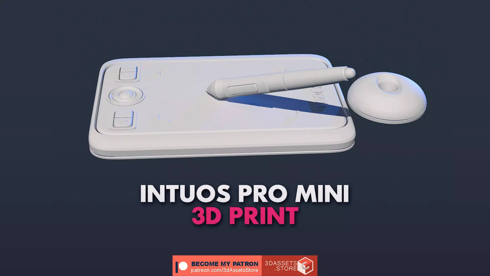 Assets - Wacom Intuos Pro Mini 3D print model_0