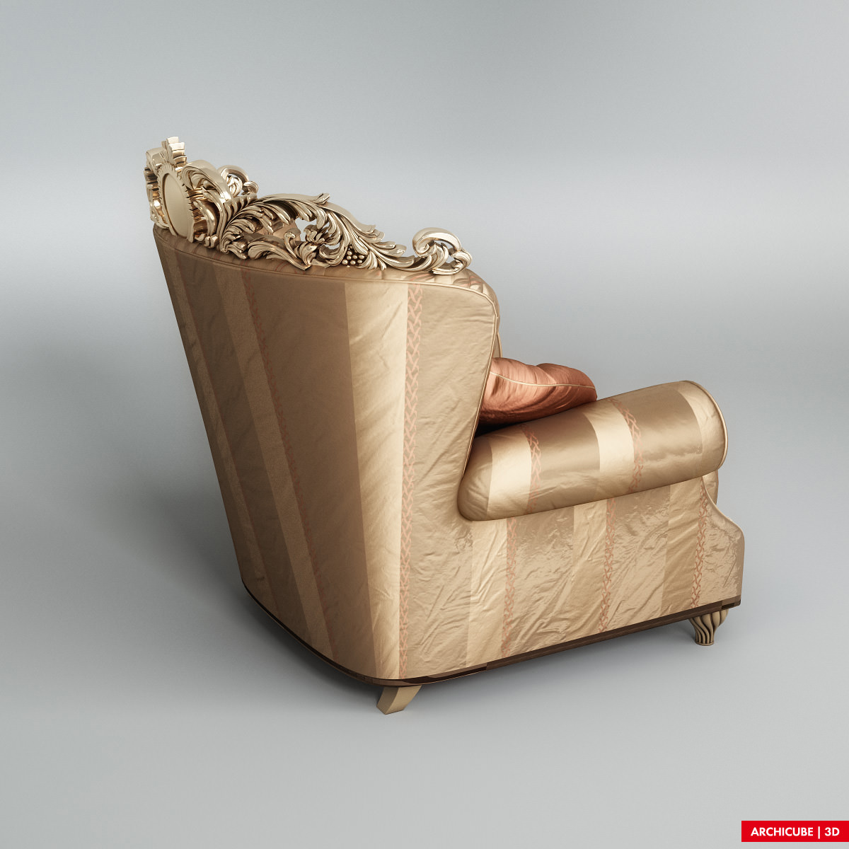 Armchair 3D model_3