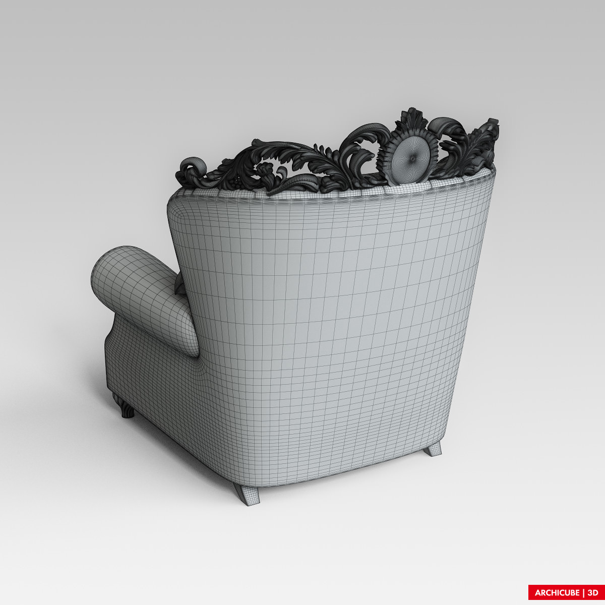 Armchair 3D model_11
