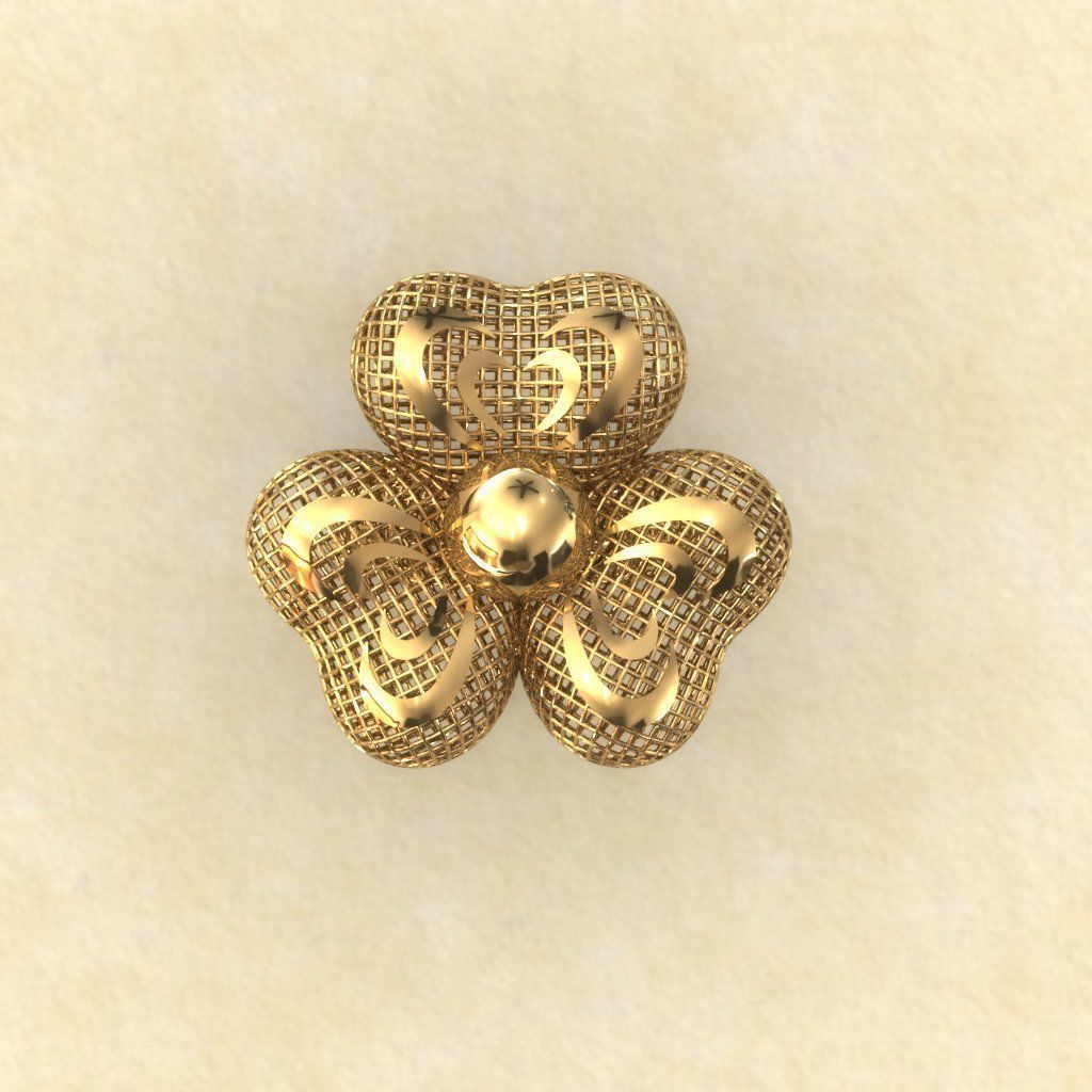 Balon Heart Electro-Fusion Fashion Ring 3D print model_2