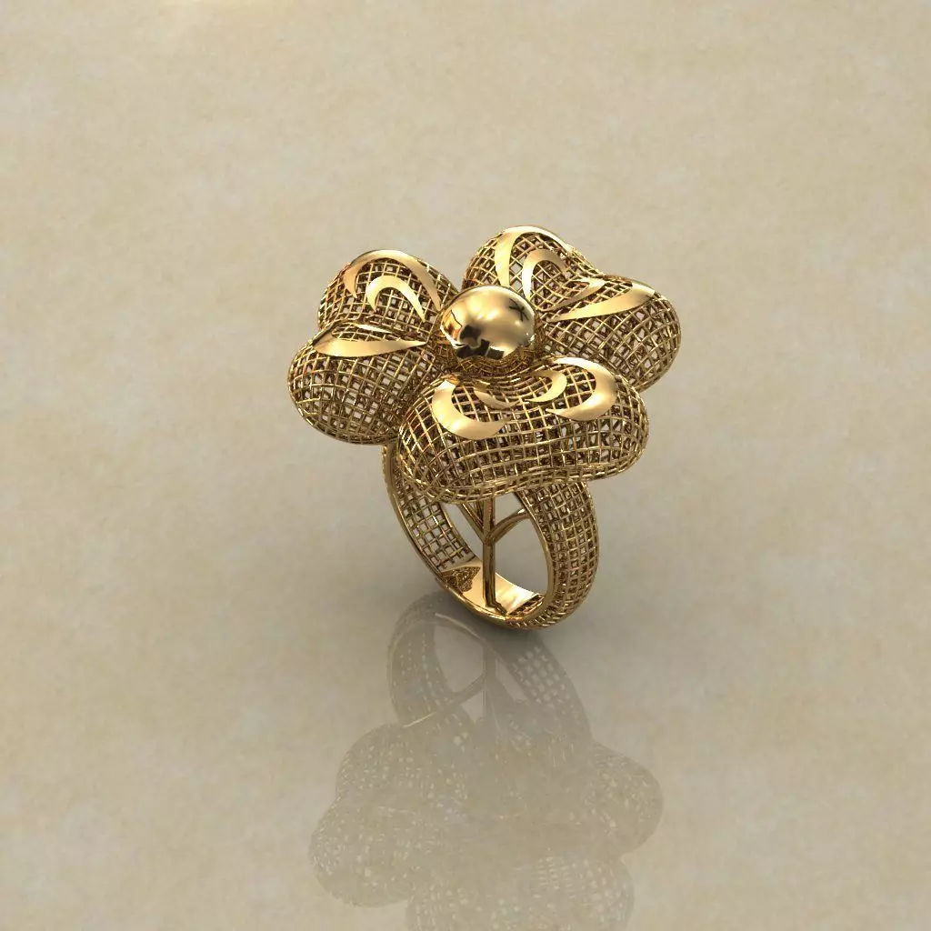 Balon Heart Electro-Fusion Fashion Ring 3D print model_0