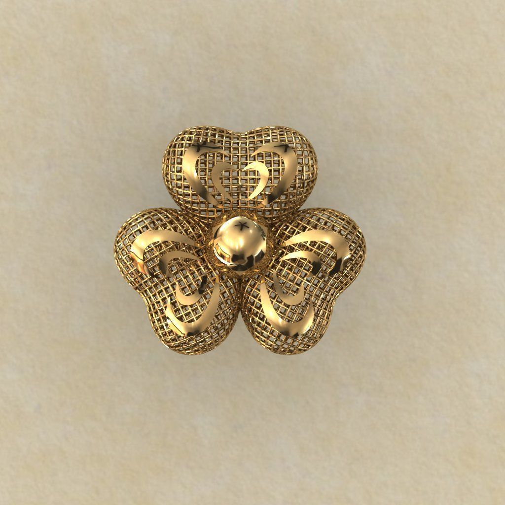 Balon Heart Electro-Fusion Fashion Ring 3D print model_1