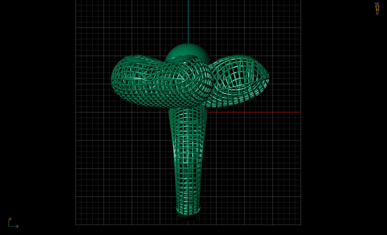 Balon Heart Electro-Fusion Fashion Ring 3D print model_5