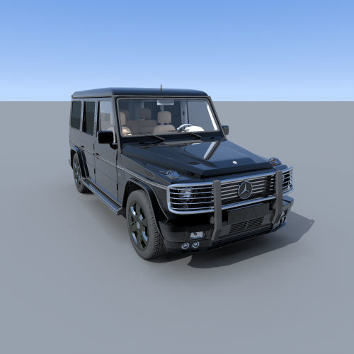 Mercedes Class G 500 Free 3D model_5