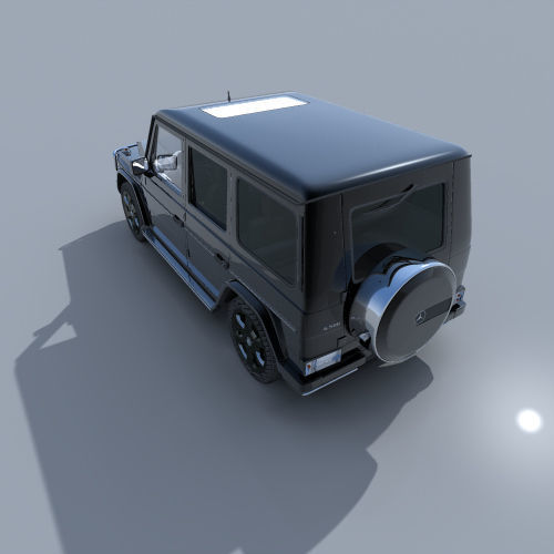 Mercedes Class G 500 Free 3D model_2
