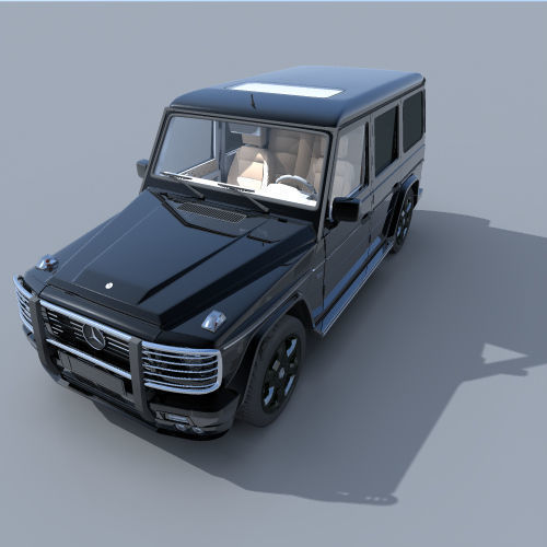 Mercedes Class G 500 Free 3D model_3