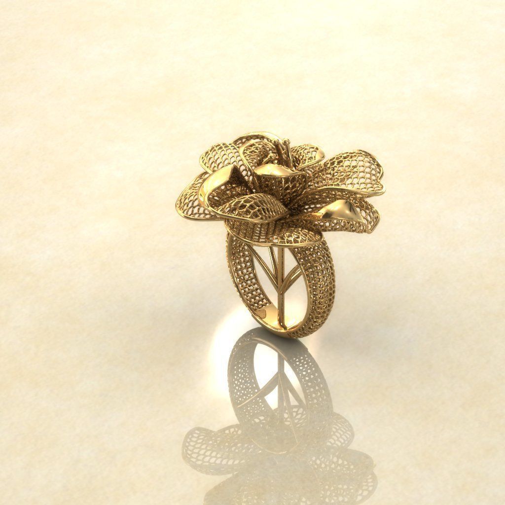 Balon Heart Electro-Fusion Fashion Ring 2 3D print model_10