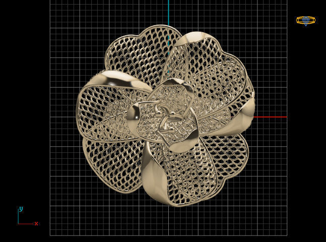 Balon Heart Electro-Fusion Fashion Ring 2 3D print model_6