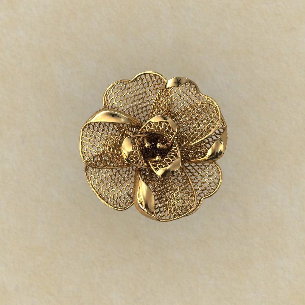 Balon Heart Electro-Fusion Fashion Ring 2 3D print model_2