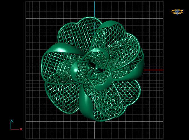 Balon Heart Electro-Fusion Fashion Ring 2 3D print model_1