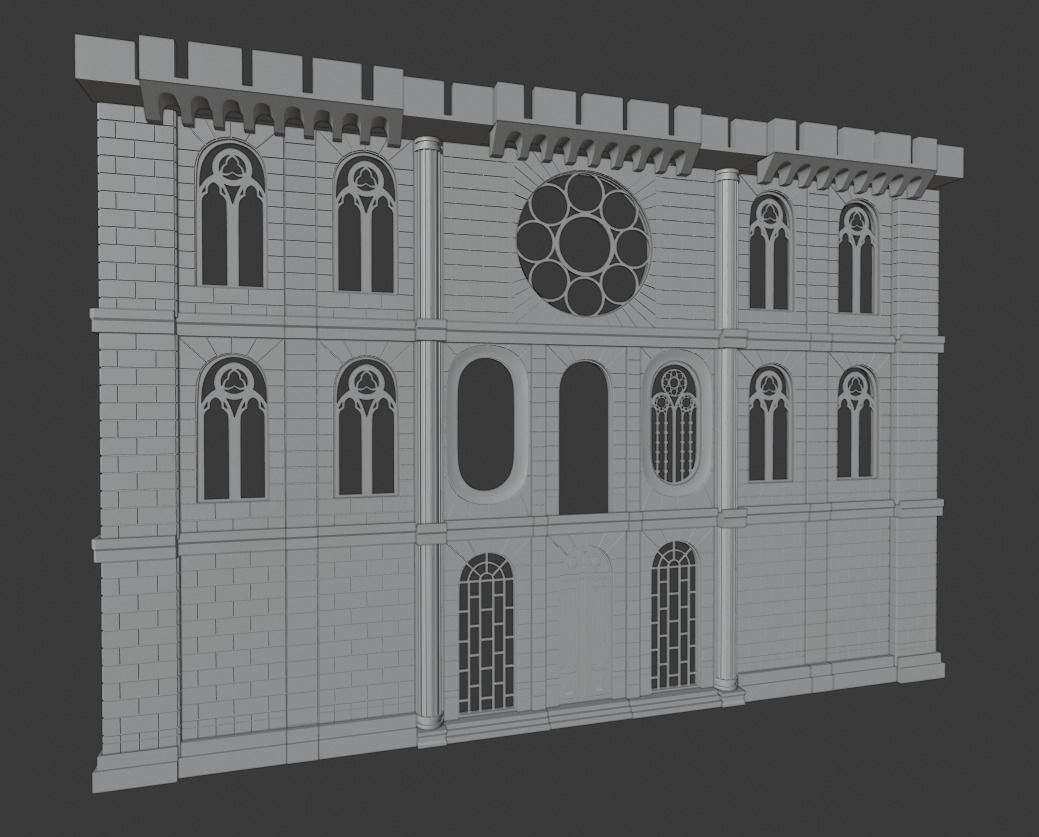 Modular Church 3D print model_5