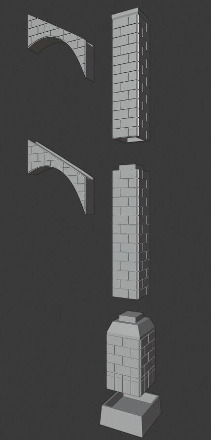 Modular Church 3D print model_8