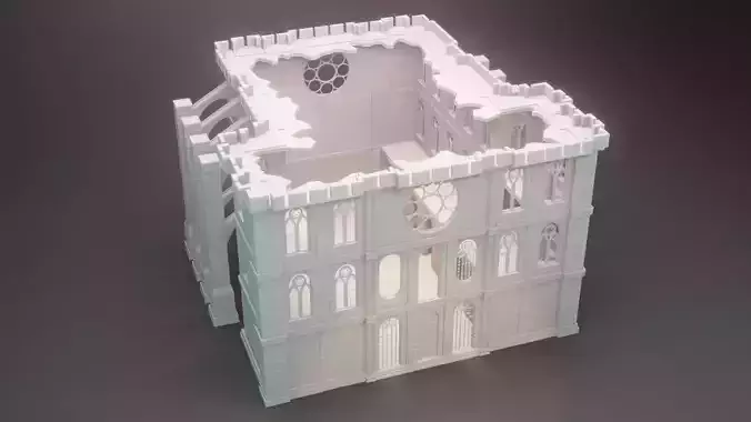 Modular Church 3D print model