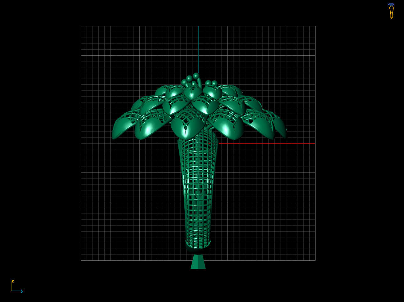 Amazing Flower Electro-Fusion Printable Ring 3D print model_4