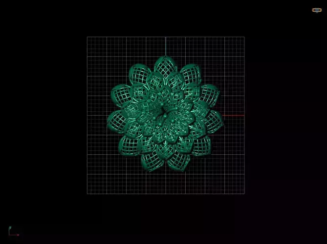 Amazing Flower Electro-Fusion Printable Ring 3D print model
