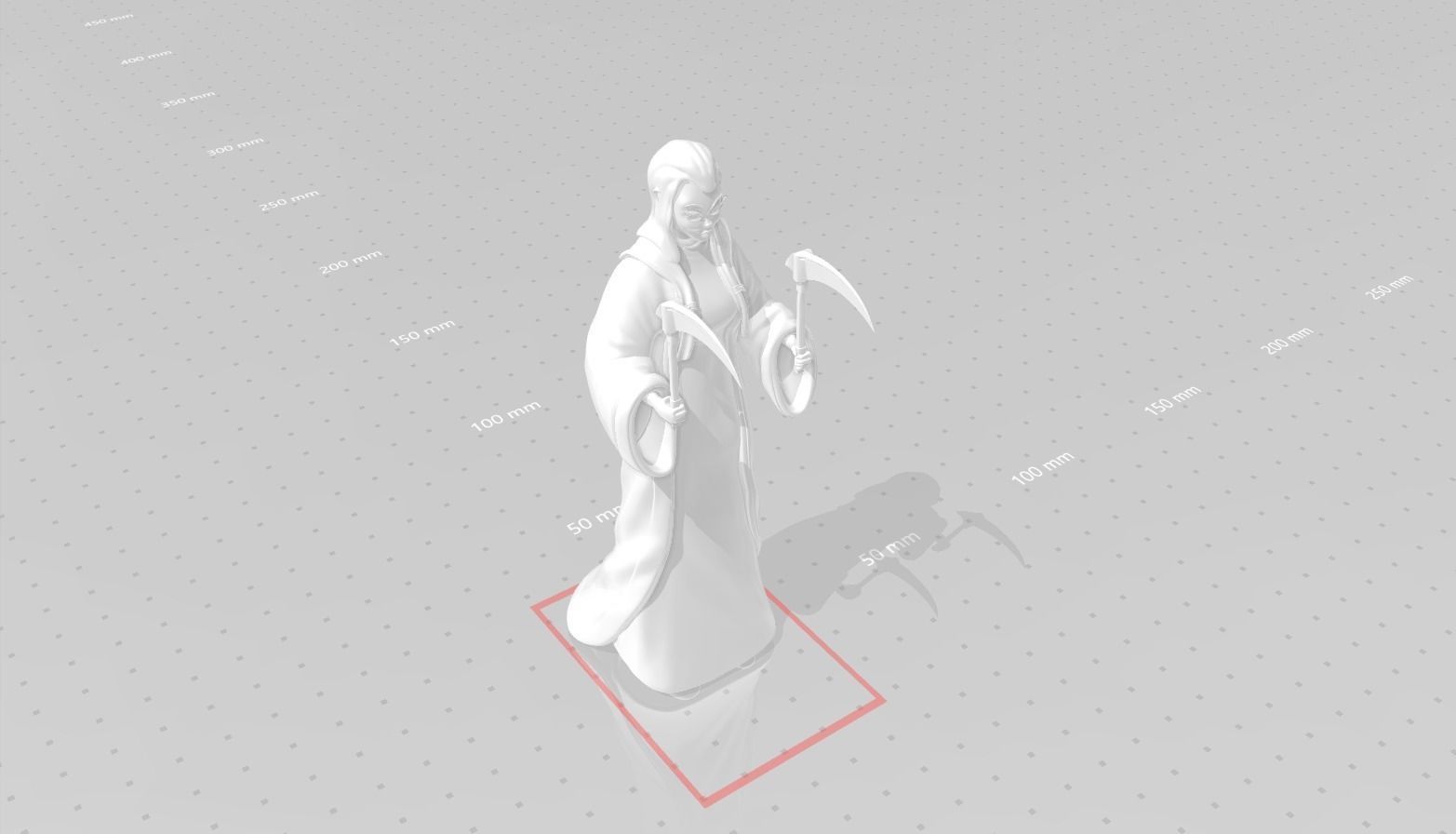 Character - Female Brotherhood Outfit Tibia - CGI n STL Low-poly 3D model_29