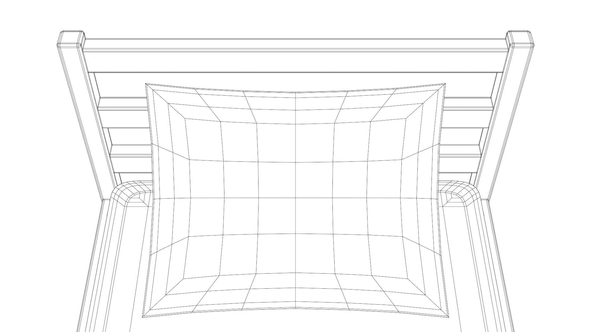 Bed - Sample Free low-poly 3D model_6