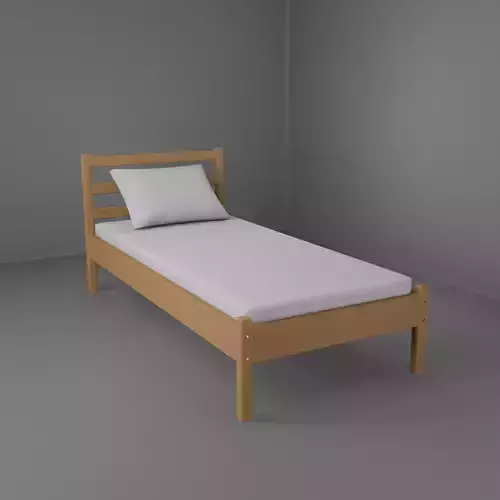 Bed - Sample Free low-poly 3D model
