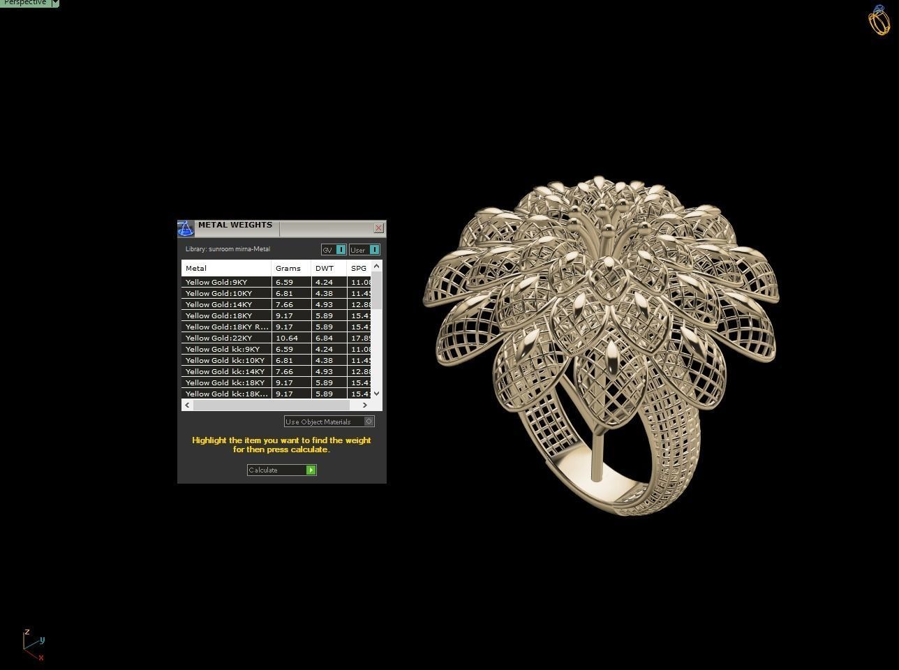 Breathing Flower Electro-Fusion Fashion Ring 2 3D print model_6