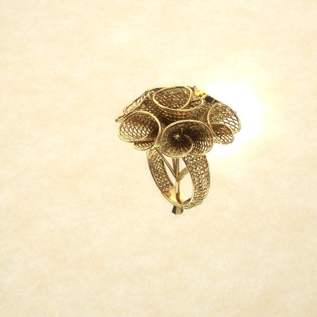 Cono Fusion Prinable Ring 3D print model_4