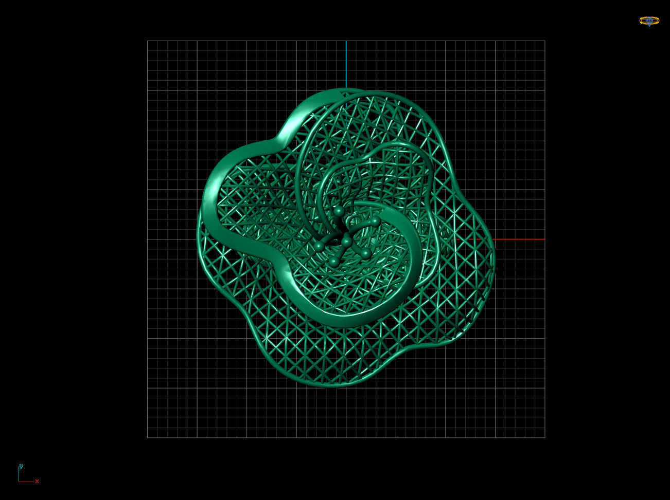 Flower Electro-Fusion Fashion Ring 3D print model_8